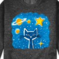 thumbnail image 3 of Pete The Cat - Imagination Space Dream - Men's Crew Neck Fleece Pullover, 3 of 6