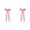 Pink 2PCS, variant on Bows Velvet Bows Quality Velet Fabric Cozy Textures Suitable For Indoor Wreath Decorative Pendant Windows Walls Fences 2PCS