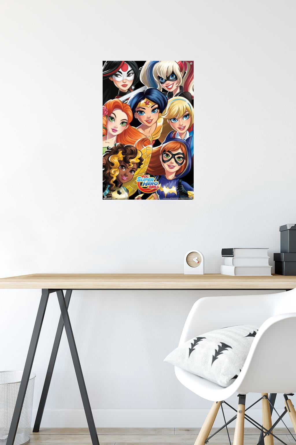 DC Comics TV - DC Superhero Girls - Group Wall Poster with Push Pins, 14.725" x 22.375"