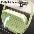 thumbnail image 6 of Japceit Hanging Retractable Vegetable Washing Basket, Extendable Colander Strainer for Kitchen Sink Over the Rack, Plastic Fruit Rice Drainer, Space Saving Filter Bowl, 6 of 6