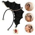 thumbnail image 2 of Manchette Décorative Style Gothique Manchette d'Oreille Manchette en Toile d'Araignée avec Pendentif Araignée Manchette d'Oreille pour Fête d'Halloween, 2 of 8