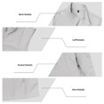 thumbnail image 4 of Men's Solid Color Golf Vest, Stand Collar Full Zip Sleeveless Jacket with Zipper Pockets, Lightweight Casual Golf & Outdoor Vest Size 4XL Gray, 4 of 9