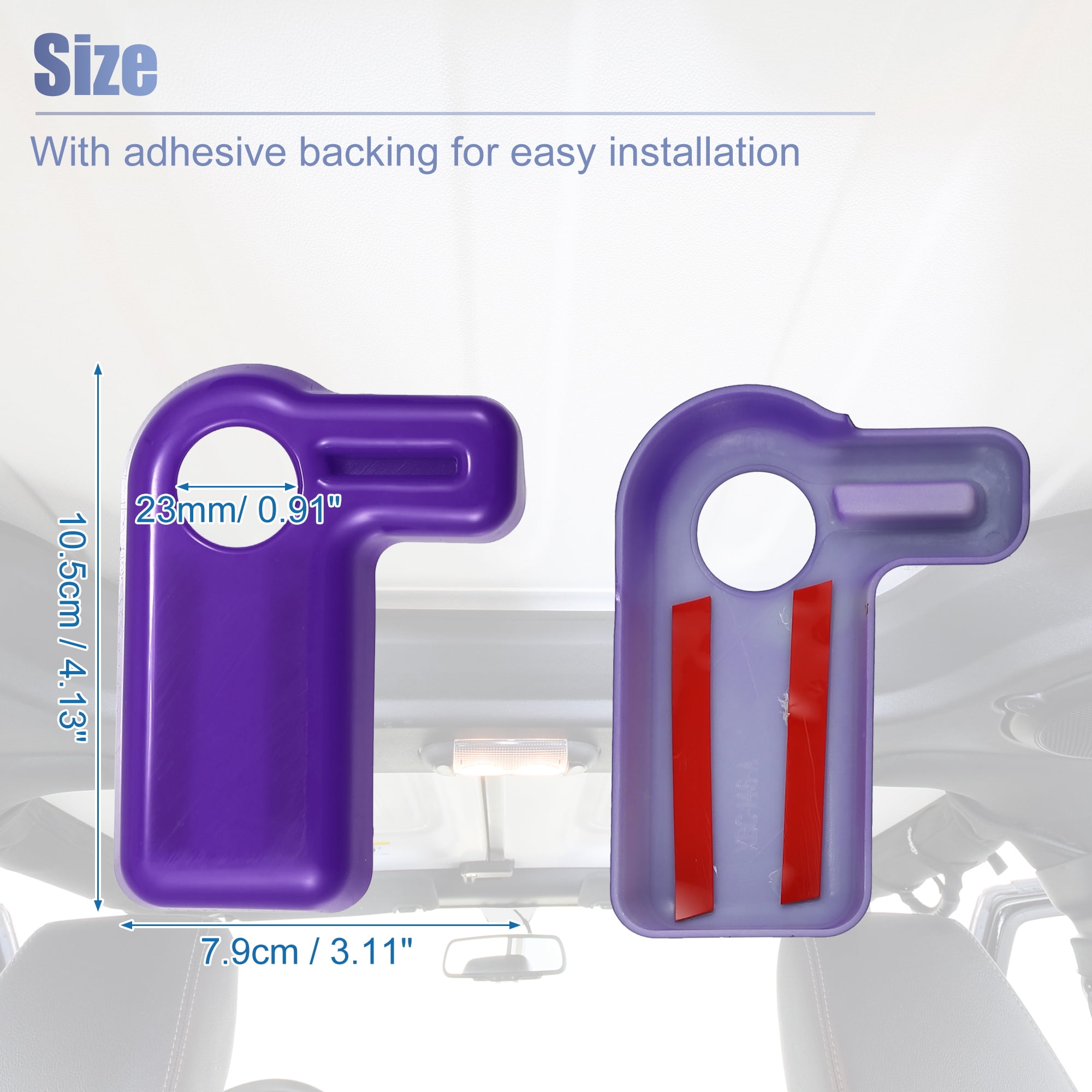 Unique Bargains 4pcs Hardtop Roof Removal Switch Handle Cover for Jeep Wrangler JK JKU 2007-2017 Purple