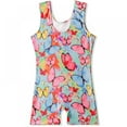 thumbnail image 2 of Baywell Leotards for Girls Gymnastics with Shorts Dance Butterfly Biketards Tumbling Matching Hair Scrunchie for 3-10Y, 2 of 8