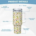 thumbnail image 5 of Pofeuu Medical Icons Print 40oz Ice Bully With Handle And Straw Stainless Steel Vacuum Insulated Cup And 2 In 1 Straw Lid, 5 of 8