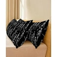 thumbnail image 4 of Halloween Body Pillow Cover 20 x 60 Inch Decorative Pillow Cover Funny Skeleton Spooky Scary Skull Black Lumbar Pillowcase Seasonal Rectangle Cushion Case for Couch Sofa Bed Living Room, 4 of 7