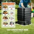 thumbnail image 6 of VEVOR 5-Tray Worm Composter, 50 L Worm Compost Bin Outdoor and Indoor, Sustainable Design Worm Farm Kit, for Recycling Food Waste, Worm Castings, Worm Tea, Vermiculture and Vermicomposting, 6 of 8