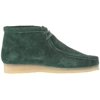 Clarks Wallabee Boot Forest Green Hairy Suede