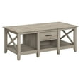 thumbnail image 6 of Bush Furniture Key West Coffee Table with Storage, Washed Gray, 6 of 7