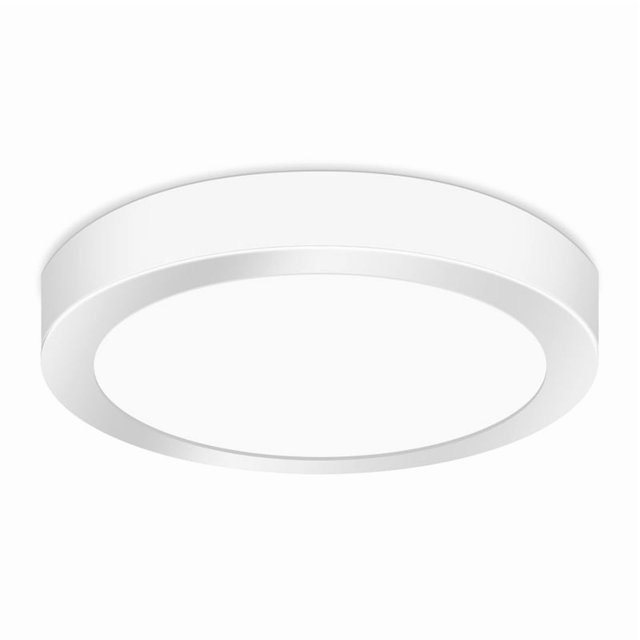 Lámpara de Techo Redonda de 18W, 1400LM, Luz Blanca Diurna de 6500K, Voltaje de 85-265V de Ancho, Adecuada para Iluminación Interior en Dormitorios, Salones y Cocinas (1 Pieza)
