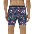thumbnail image 4 of Salouo Underwater Animals Pattern Men's Boxer Briefs, Soft & Breathable Underwear Elastic Waistband Briefs for Men,1-Pack, 4 of 7