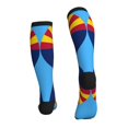 thumbnail image 6 of Arizona Flag Logo Compression Socks For Women Men Running Nursing Hiking Flight Travel, 6 of 7