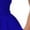 Blue, variant on AURA Plus Size Asymmetrical Neck Sleeveless Maxi Dress Women Waist Cinching Flared Elegant Summer Casual Party Dress