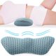 thumbnail image 1 of Almohada de apoyo lumbar, almohada ortopédica de apoyo lumbar para la cama que sostiene la cintura, reduce la presión en la cintura, alivia la ciática de la columna vertebral., 1 of 5