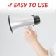 thumbnail image 5 of unbranded Megáfono Bullhorn Plateado Para Animar Partidos Y Presentaciones Con Grabación, 5 of 8