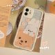 thumbnail image 2 of Funda transparente TUNC para iPhone 13 Pro Max con diseño de oso de conejo 3D, 2 of 5