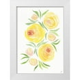 thumbnail image 1 of Lee, Judson 14x18 White Modern Wood Framed Museum Art Print Titled - Yellow Roses, 1 of 4