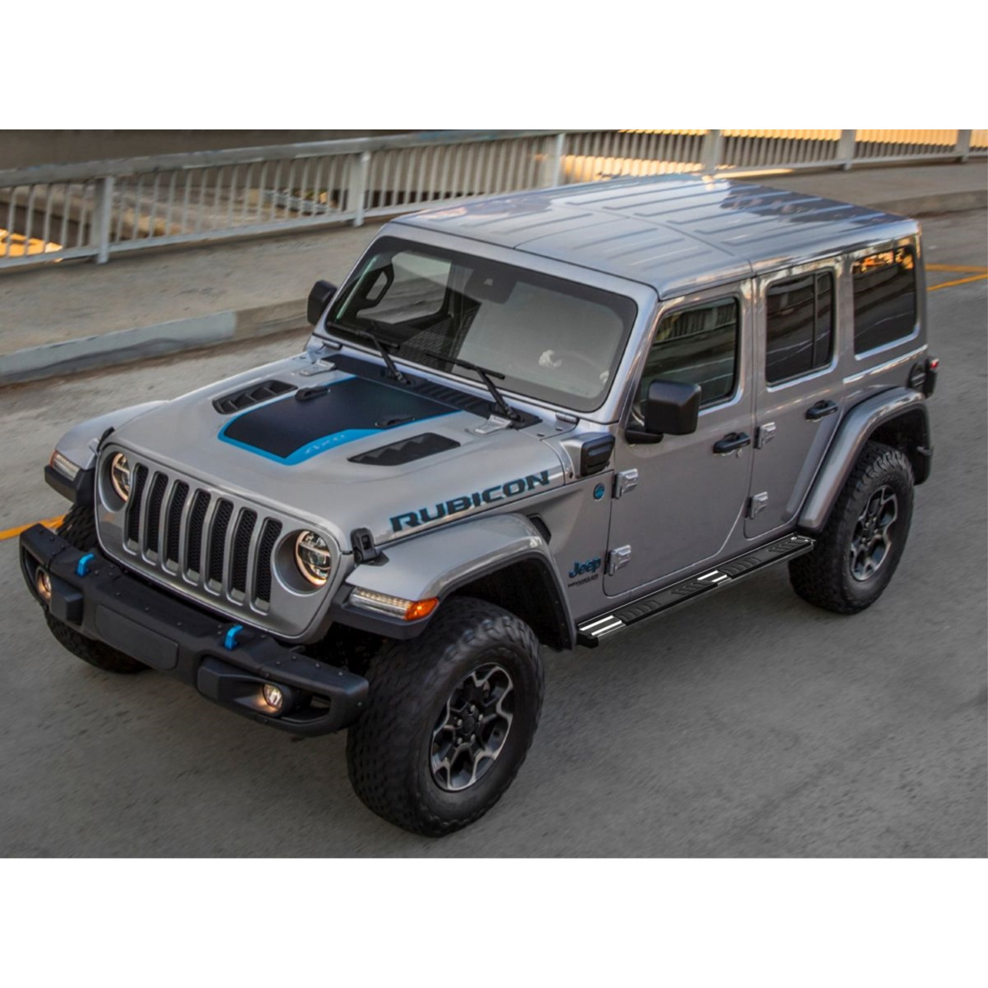 20182022 Jeep Wrangler JL 4Dr Stainless Steel + PE Step Area Polish