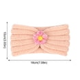 thumbnail image 2 of Hair Rope Children'S Wool Headband Top Hairband For Warm Autumn And Winter Hairband Solid Flower Headband 21 Color, Hair Rope for Women, 2 of 4
