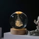 thumbnail image 2 of Bola de cristal tallada en 3D, bola de cristal luminosa, adorno decorativo de escritorio, luz nocturna, regalo, 2 of 5