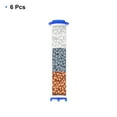 thumbnail image 3 of 6 Pcs Shower Head Filter 3.7 Inch PP Cotton Filter Cartridge Replacement With Calcium Balls High-Pressure Handheld Fan, 3 of 7