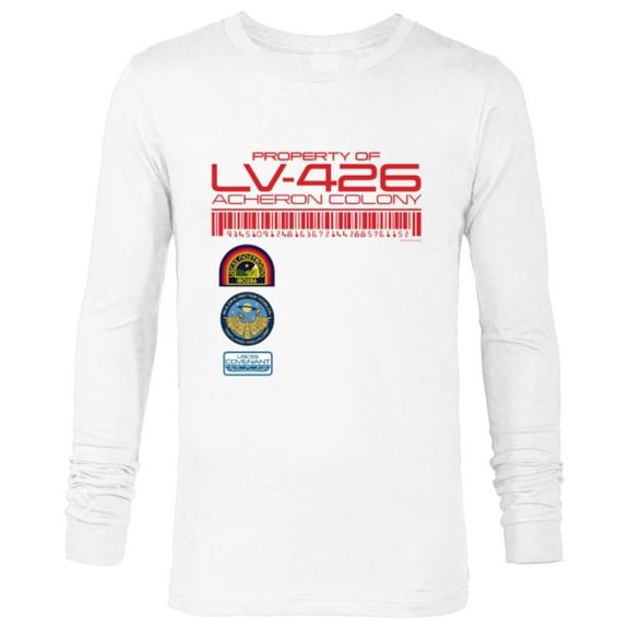Alien 45th Anniversary Property of LV-426 Acheron Colony - Long Sleeve T-Shirt for Men - Customized-White