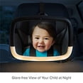 thumbnail image 2 of Munchkin Brica Night Light Pivot Baby In-Sight Espejo de coche ajustable de gran angular con LED sin deslumbramiento, probado en choques y resistente a la rotura, negro, 2 of 3