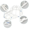 thumbnail image 6 of Hat Washer Cage for Washing Machine - Baseball Cap Cleaner Holder, Ball Cap Washing, Dishwasher Safe, Perfect for Cleaning and Protecting Hats in Washer/Dishwasher (White 1 Pack), 6 of 8