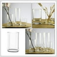 thumbnail image 4 of HLONK 10” Clear Glass Cylinder Vase, 4 of 11