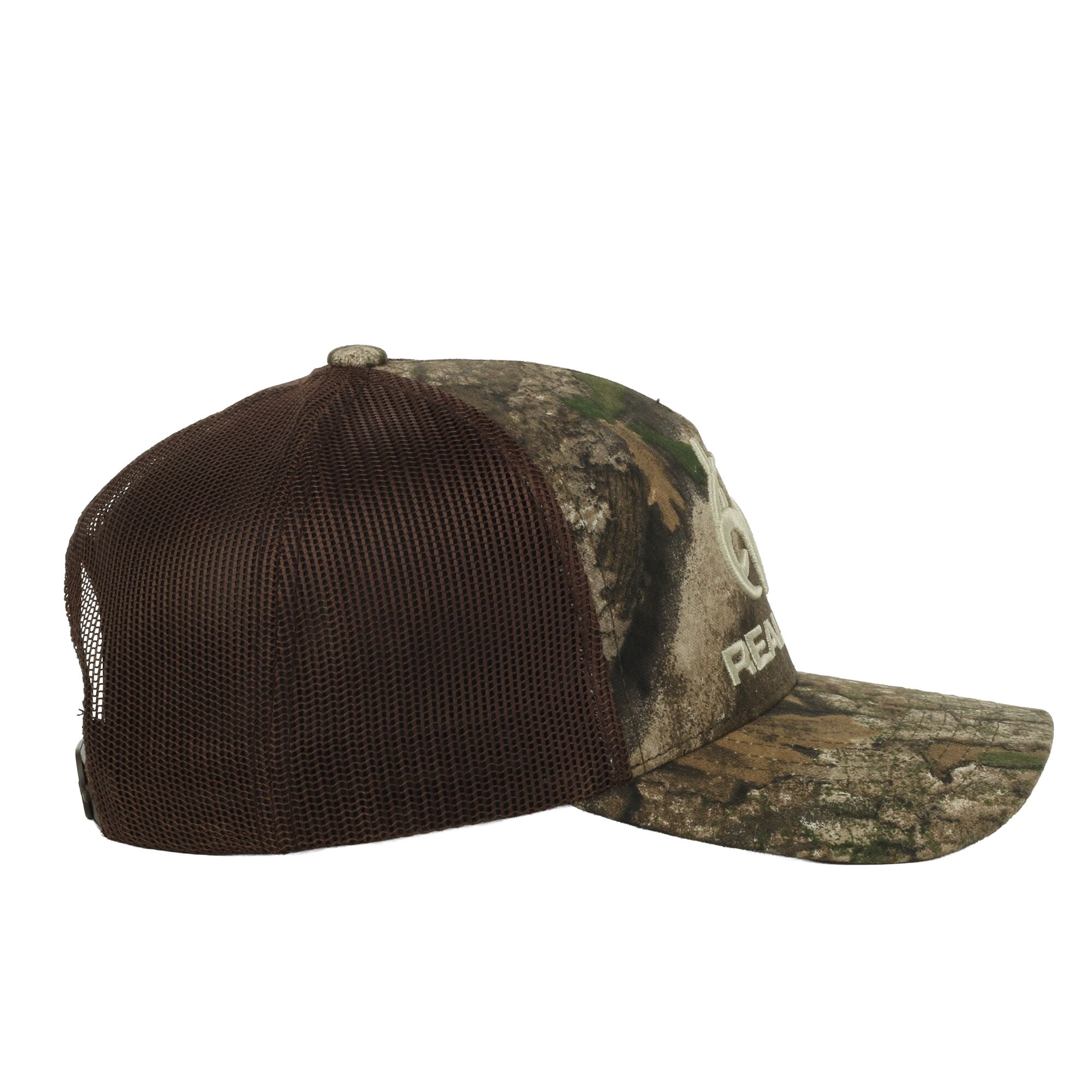 Realtree® APX Camo Hunting Trucker Hat – Mid Profile Mesh Back Snapback, One Size
