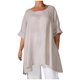 thumbnail image 1 of Blusa de Manga Corta Para Mujer, Elegante, Casual, de Talla Grande, Suelta, Sólida Odeerbi ODB161755, 1 of 8