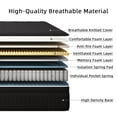 thumbnail image 6 of DalisTairy 14 inch Full Mattress,Hybrid Mattresses Medium Firm in a Box, 6 of 6