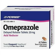 Omeprazole Delayed Release Tablets 20Mg, Acid Reducer, 42 Ea