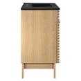 thumbnail image 3 of Modway Render 36" MDF and Particleboard Bathroom Vanity in Oak/Black, 3 of 4
