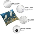 thumbnail image 6 of Acheng Spring Chinoiserie Pillow Covers, Blue and White Chinoiserie Birds Flowers Throw Pillow Covers for Couch Bed Sofa Cushion Farmhouse Room Decor  Set of 2(Two Sides Print) 12x12in, 6 of 7