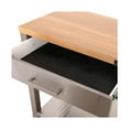 thumbnail image 4 of Seville Classics UltraHD Stainless Steel Workcenter Professional Kitchen Island, 2-Drawer, Peg Boards, Steel, w/ Solid Wood Top, 4 of 7
