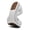 White, variant on Women's Wide Width Pointed Toe Ballet Knit Flats Plus Size Slip On Dress Loafers Casual Shoes