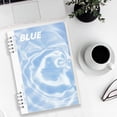thumbnail image 5 of A5 Water Ripple Gradient Spiral Notebook, 5.51*7.99 Inch Aesthetic Pastel Journal, 120 Pages Lined Writing Notebook for Note Taking, Journaling, Daily Planning & Desk Organization, Sky Blue, 5 of 7