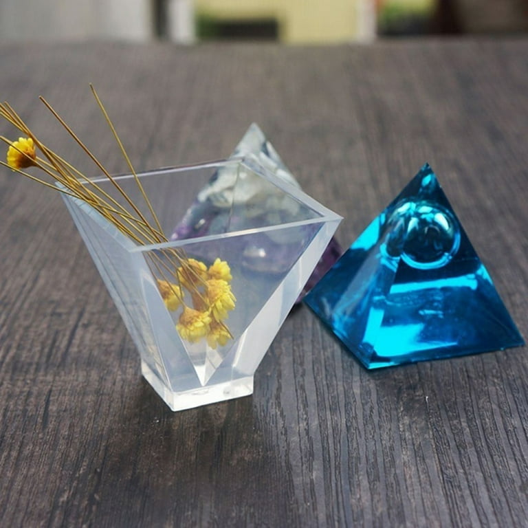 Pyramid Silicone Mold for Resin, Set of 3