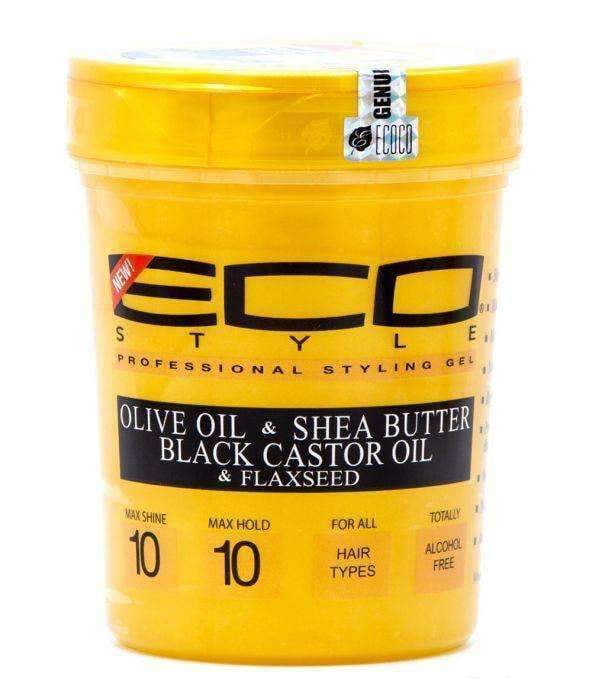 Eco styler gel black castor and flaxseed oil shea butter Outlet