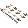 thumbnail image 3 of 50Pcs 1:32 Model Sitting Figures People Miniatures Collection Paintings For Model Railway Tracks Buildings Garden Greening, 3 of 8