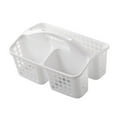 thumbnail image 1 of Cesta de ducha portátil, organizador de suministros de limpieza, herramienta práctica y duradera Blanco, 1 of 9