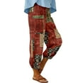thumbnail image 4 of Keeccty Women Thin Trousers Casual Full Length Loose Linen Pants, 4 of 6