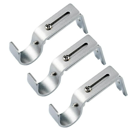 

Lovoski Set Of 3 Adjustable Curtain Rod Bracket Holder For 25Mm Rod