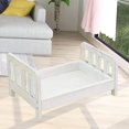 thumbnail image 4 of Fotografía cama de madera accesorios de fotografía para sesión de fotos fondos estudio fotos Blanco, 4 of 8