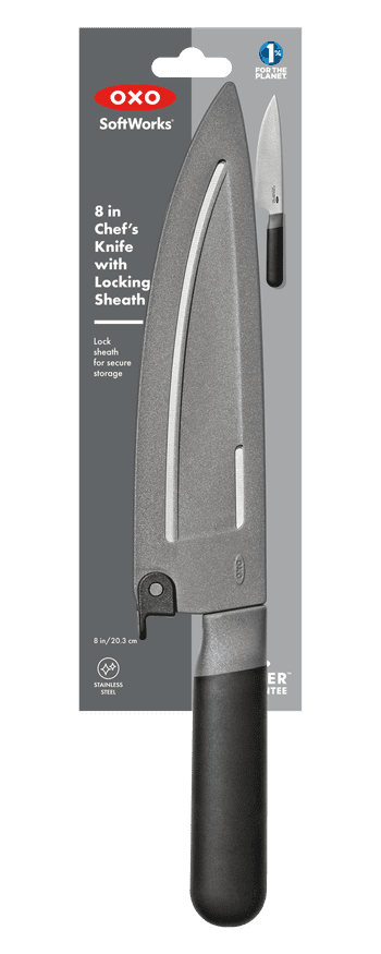 OXO 8-in. Chefs Knife with Locking Sheath