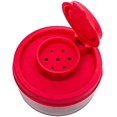 thumbnail image 4 of Salt and Pepper Shakers, Moisture proof Lids Small Mini Salt Shaker to go Camping Picnic Outdoors Kitchen Lunch Boxes Travel Spice Set Clear with Red Covers Plastic Airtight Spice Jar Dispenser (1 PC), 4 of 5