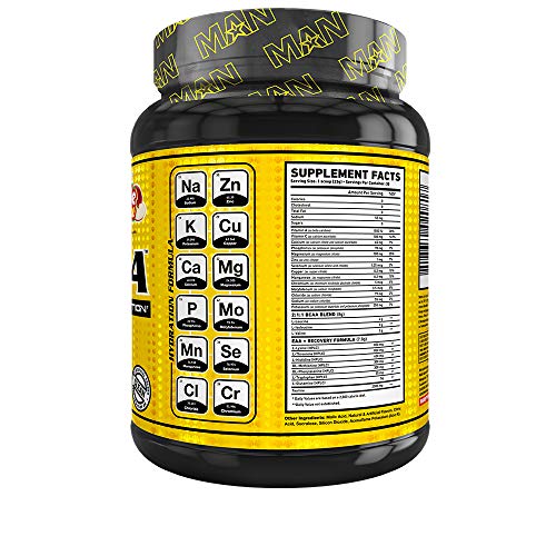 Man Sports ISO-EAA - Advanced Electrolyte Hydration, BCAA, and EAA - Branched Chain Amino Acids and Essential Amino Acids - Prevent Muscle Soreness - 690 Grams, 30 Servings - Apple Juice - image 2 of 3