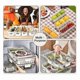 thumbnail image 5 of Divided Serving Tray with Lid,Snackle Box Container, Snack Tray with Lid and Handle,for , Travel, & Picniccnic, 5 of 5