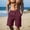 #019-Wine, variant on TaTaai Men's Linen Beach Shorts with Drawstring Elastic Waist, Straight Leg, Side Pockets, and Breathable Casual Fit Gift